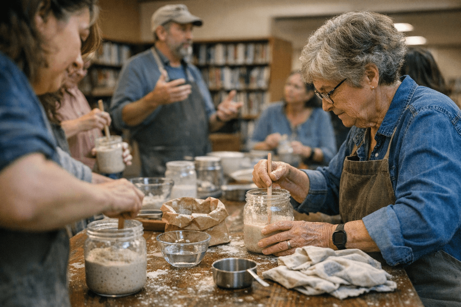 Landrum Library hosts hands-on sourdough starter workshop today