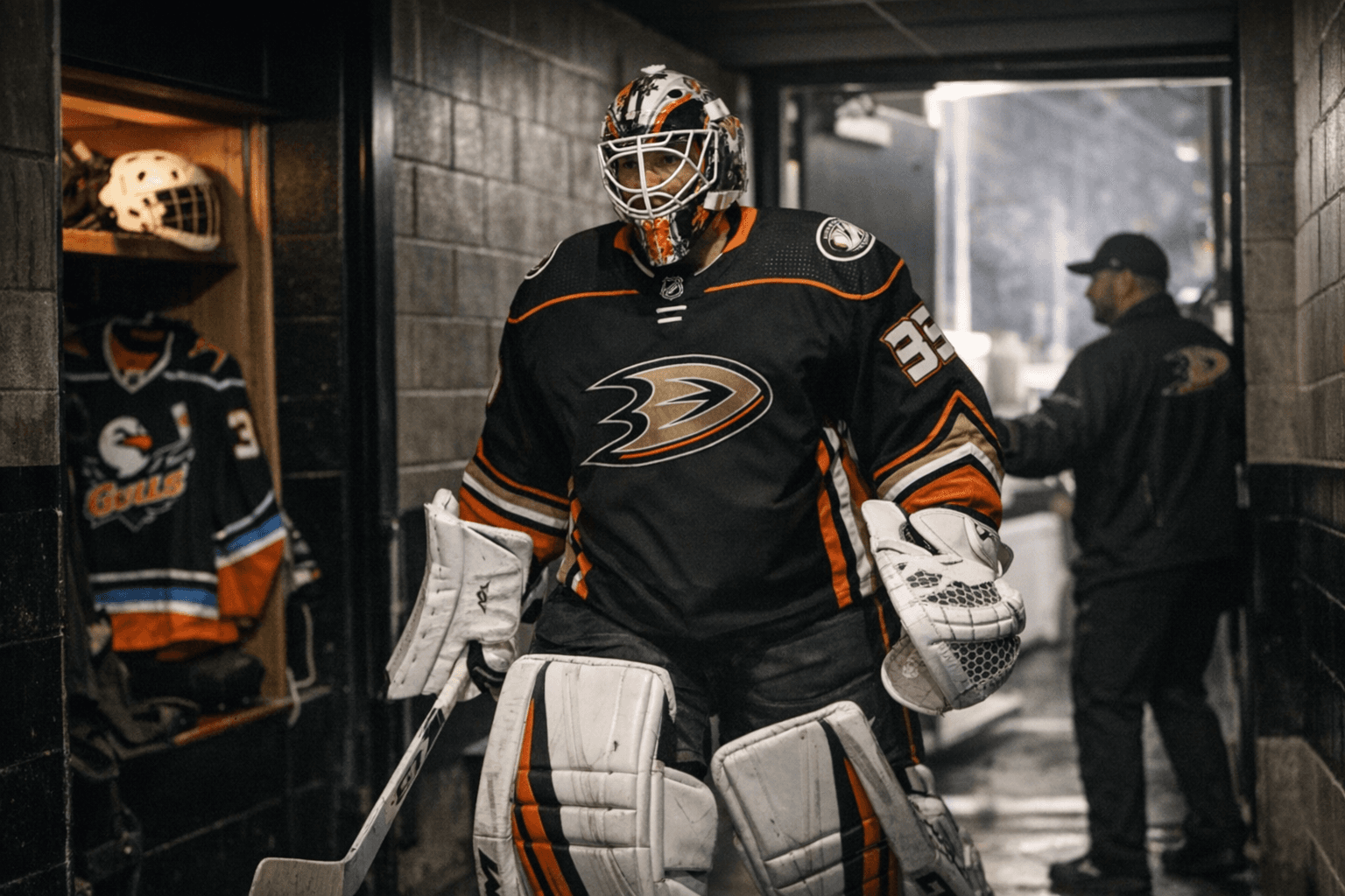 Ville Husso recalled to Anaheim from San Diego on emergency