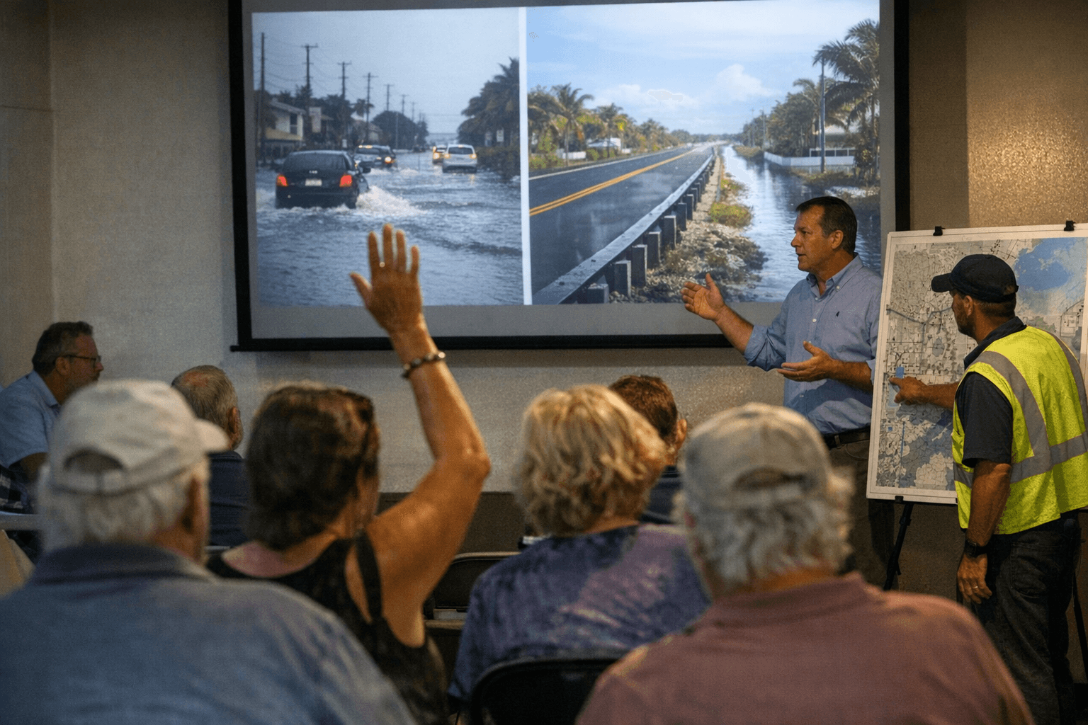 Public meeting on Key Largo road elevation and stormwater resilience