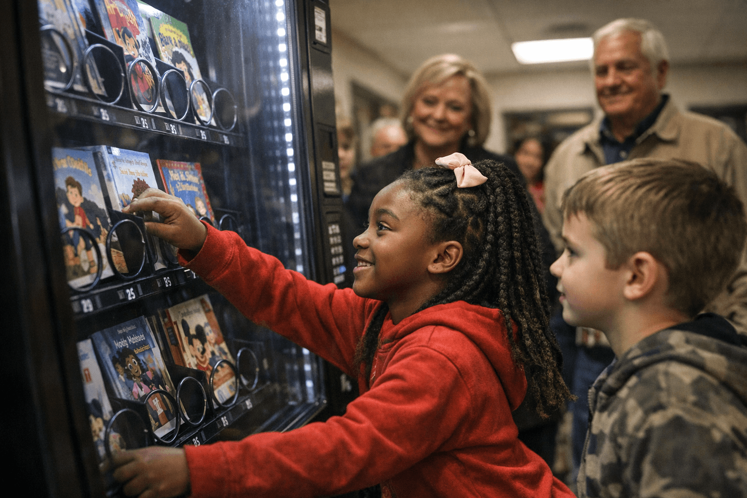 Autauga County unveils school book vending machine to boost literacy