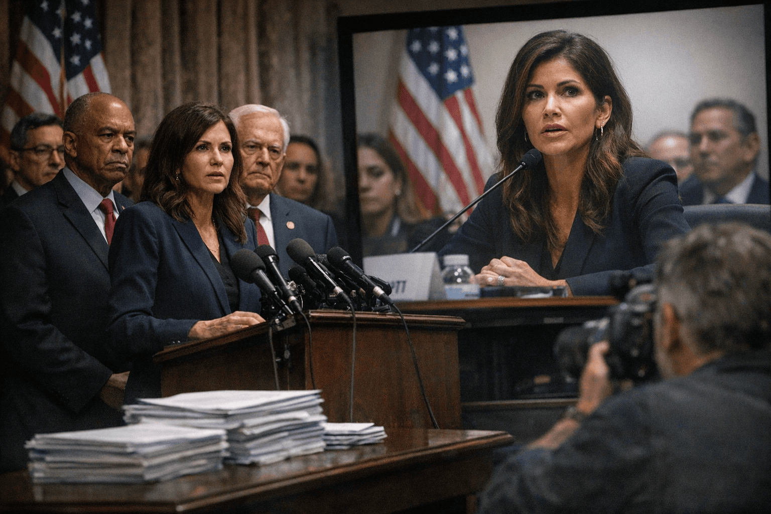 House Democrats file impeachment articles against DHS Secretary Noem