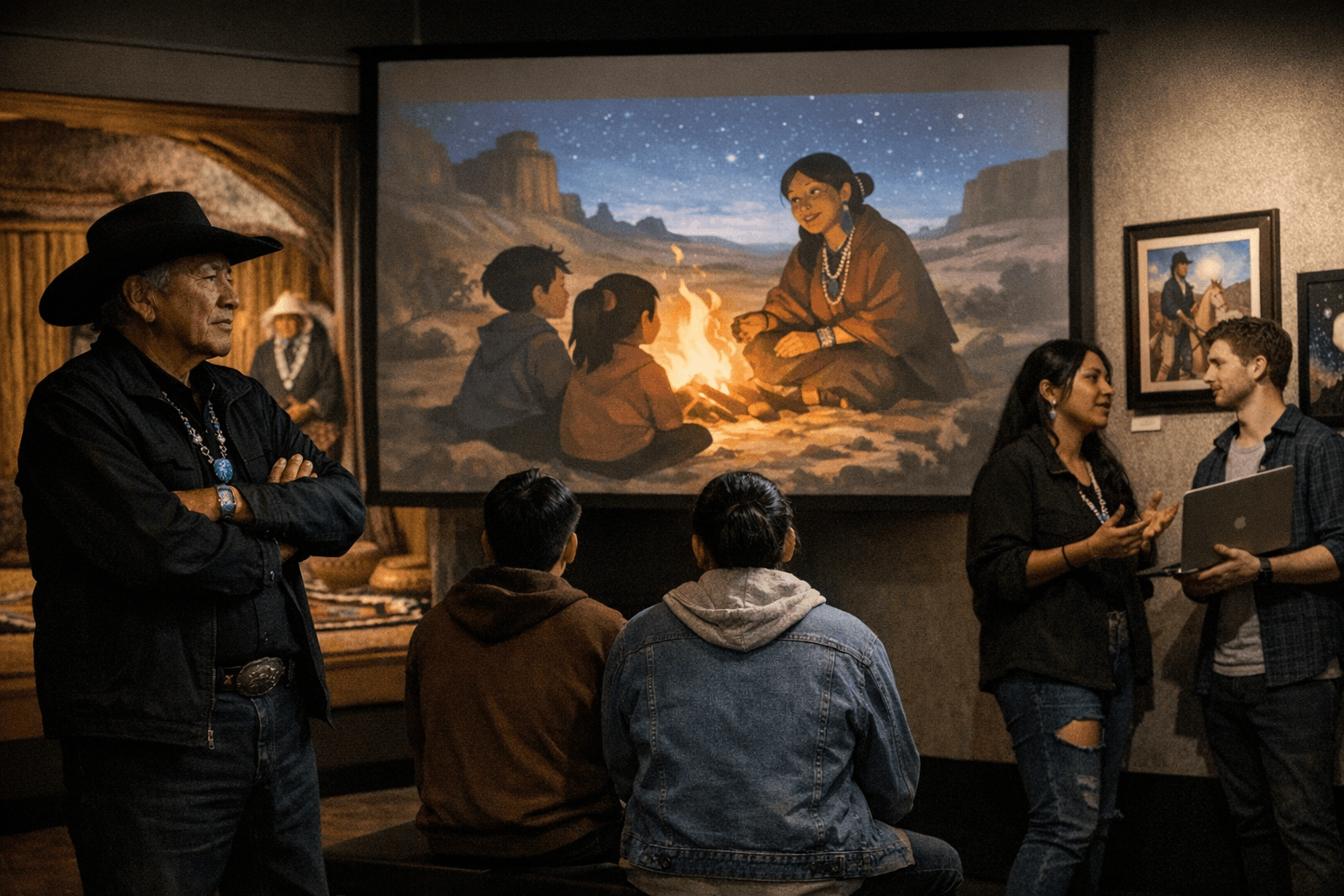 New exhibit spotlights Diné stories, student animation collaboration
