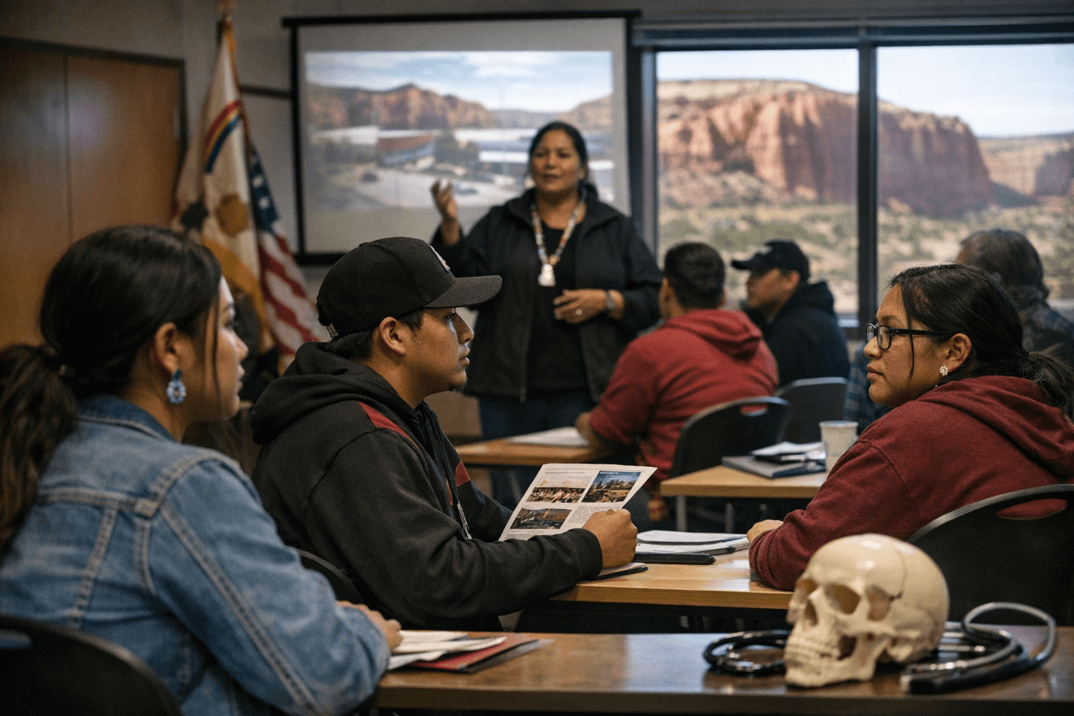 Navajo Tech Chinle held spring enrollment and orientation for local students