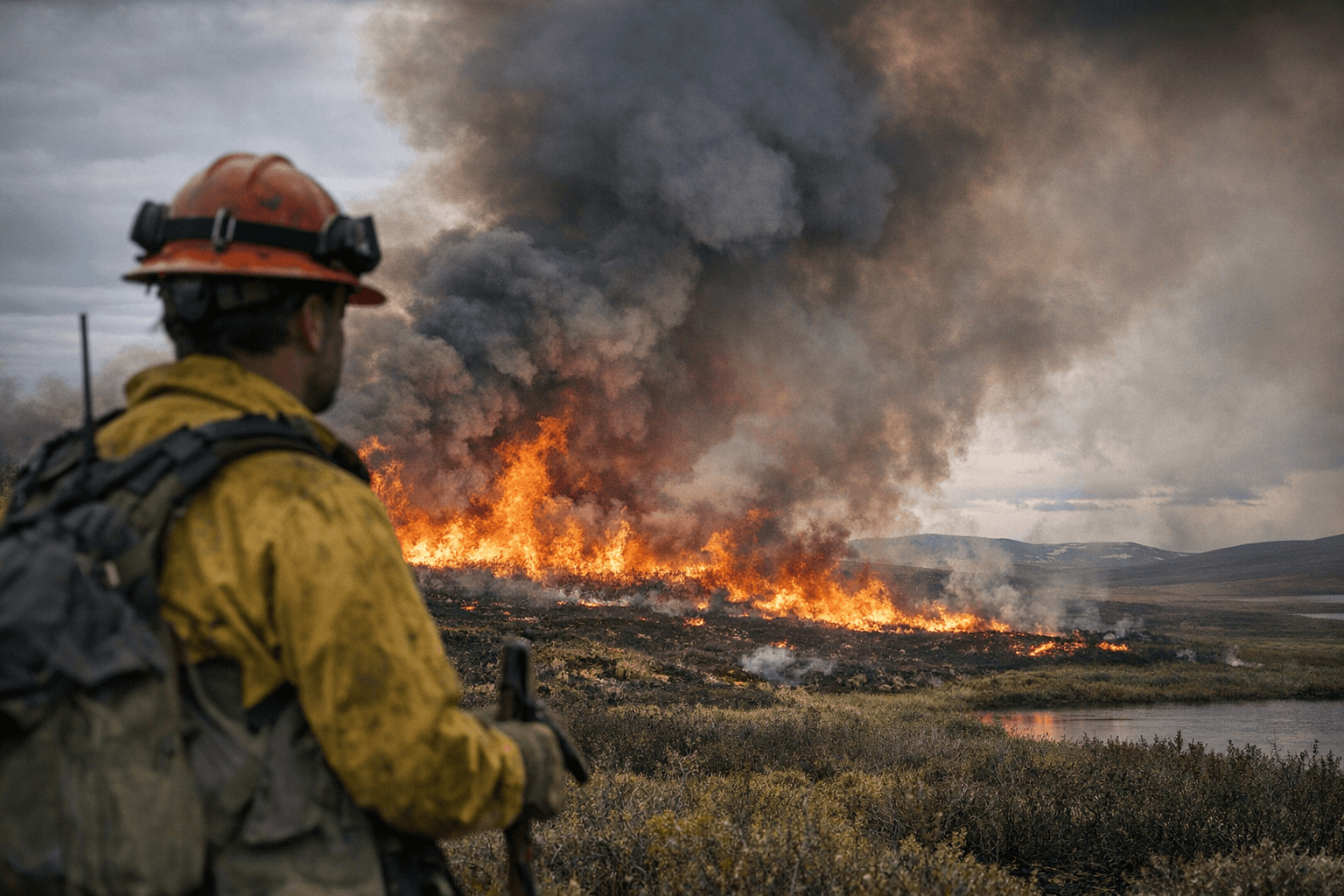 North Slope tundra fires now exceed last 3,000 years' levels