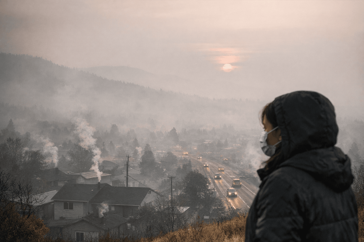 Air stagnation advisory keeps valley smoke and exhaust trapped