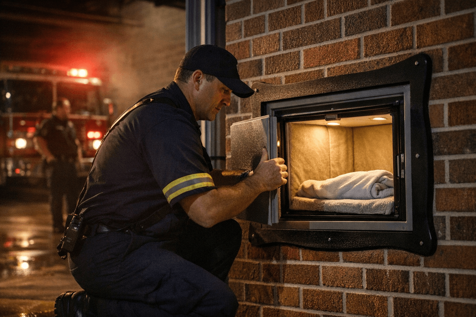 Rockwall installs first Safe Haven Baby Box at fire station
