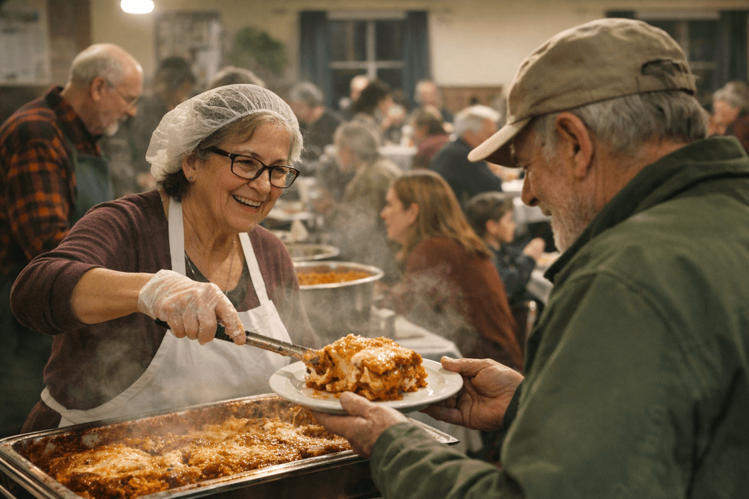 Bowdoinham library lasagna supper draws volunteers and community support