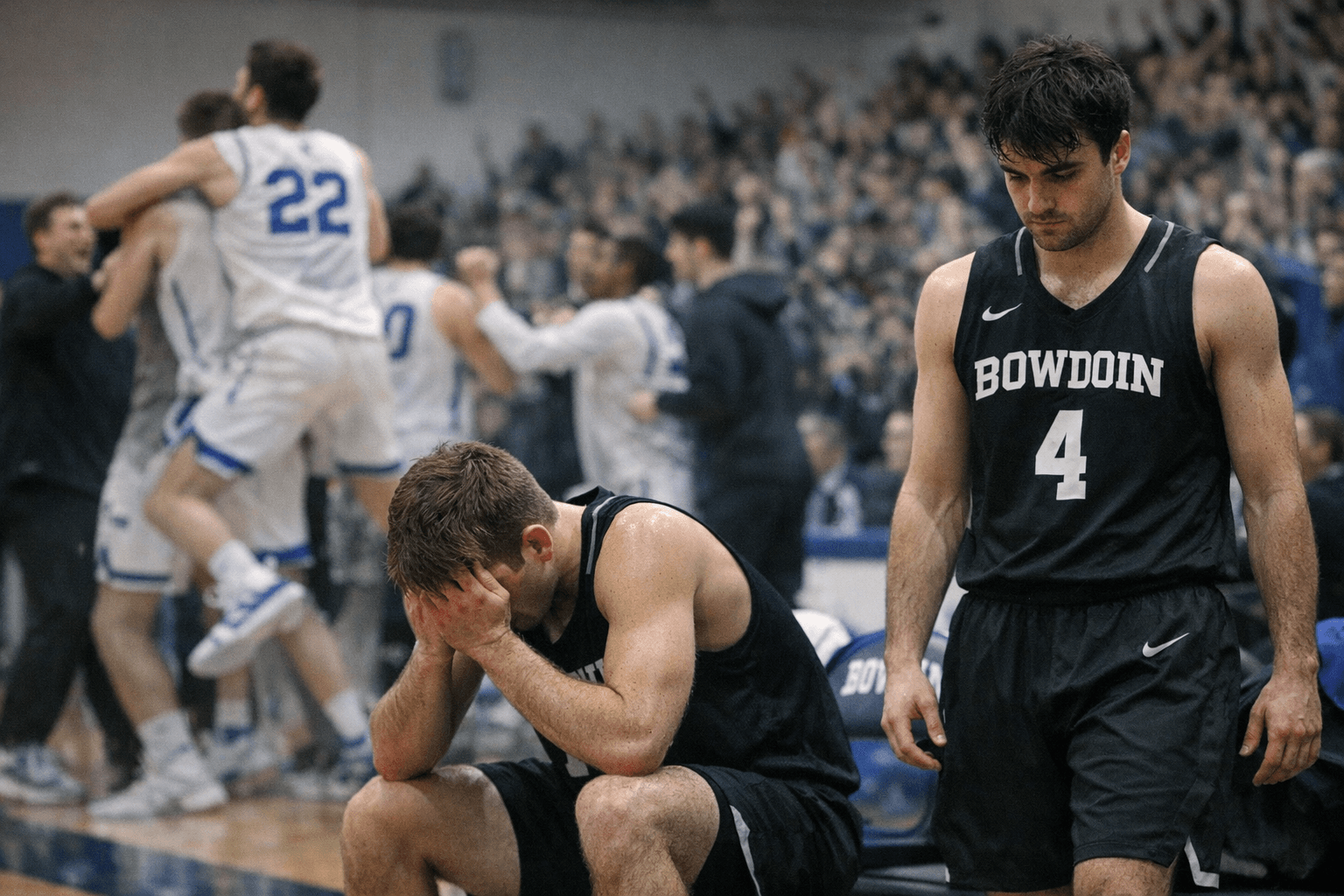 Bowdoin men's basketball loses at Colby after second-half collapse