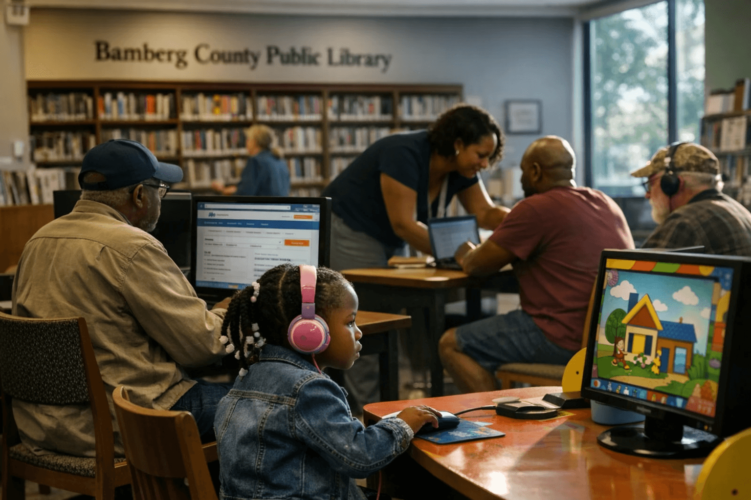 Bamberg County Library provides critical broadband and learning access