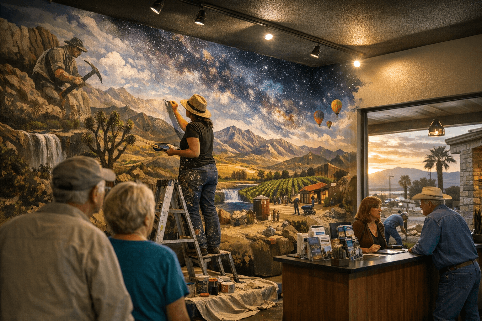 Pahrump tourism center to get large community mural and upgrades