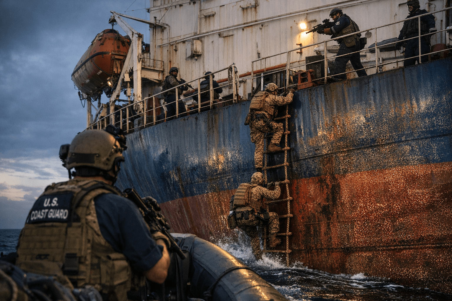 U.S. forces seize Guyana‑flagged tanker Veronica in Caribbean operation