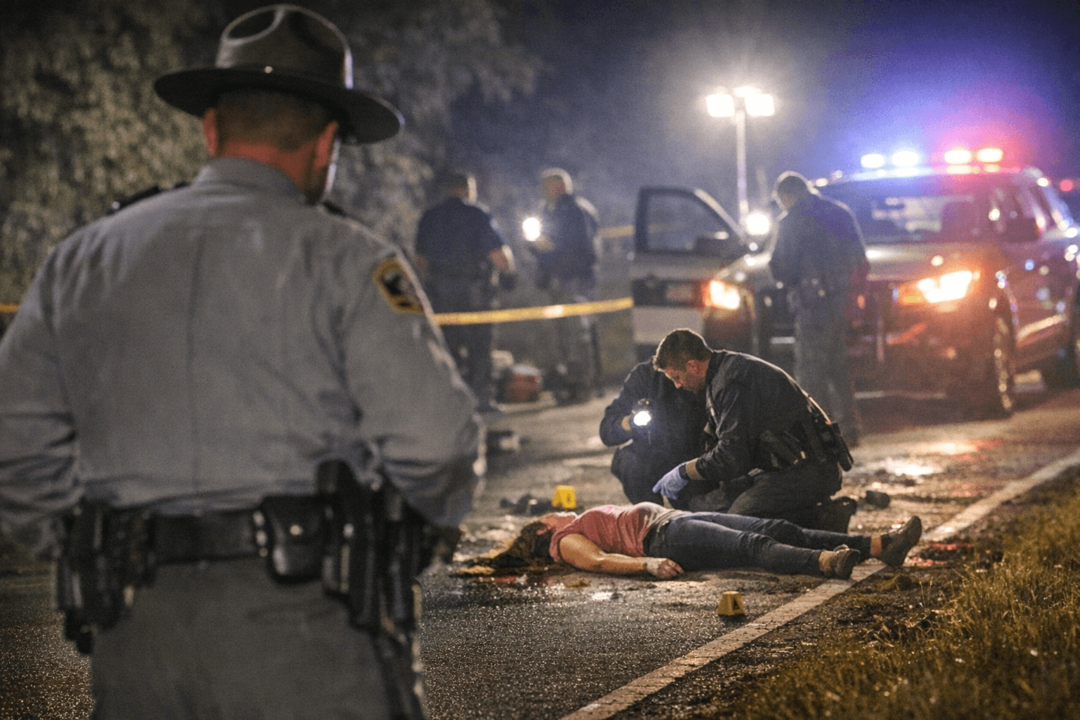 Trooper fires after pursuit; woman critically wounded in Greensboro