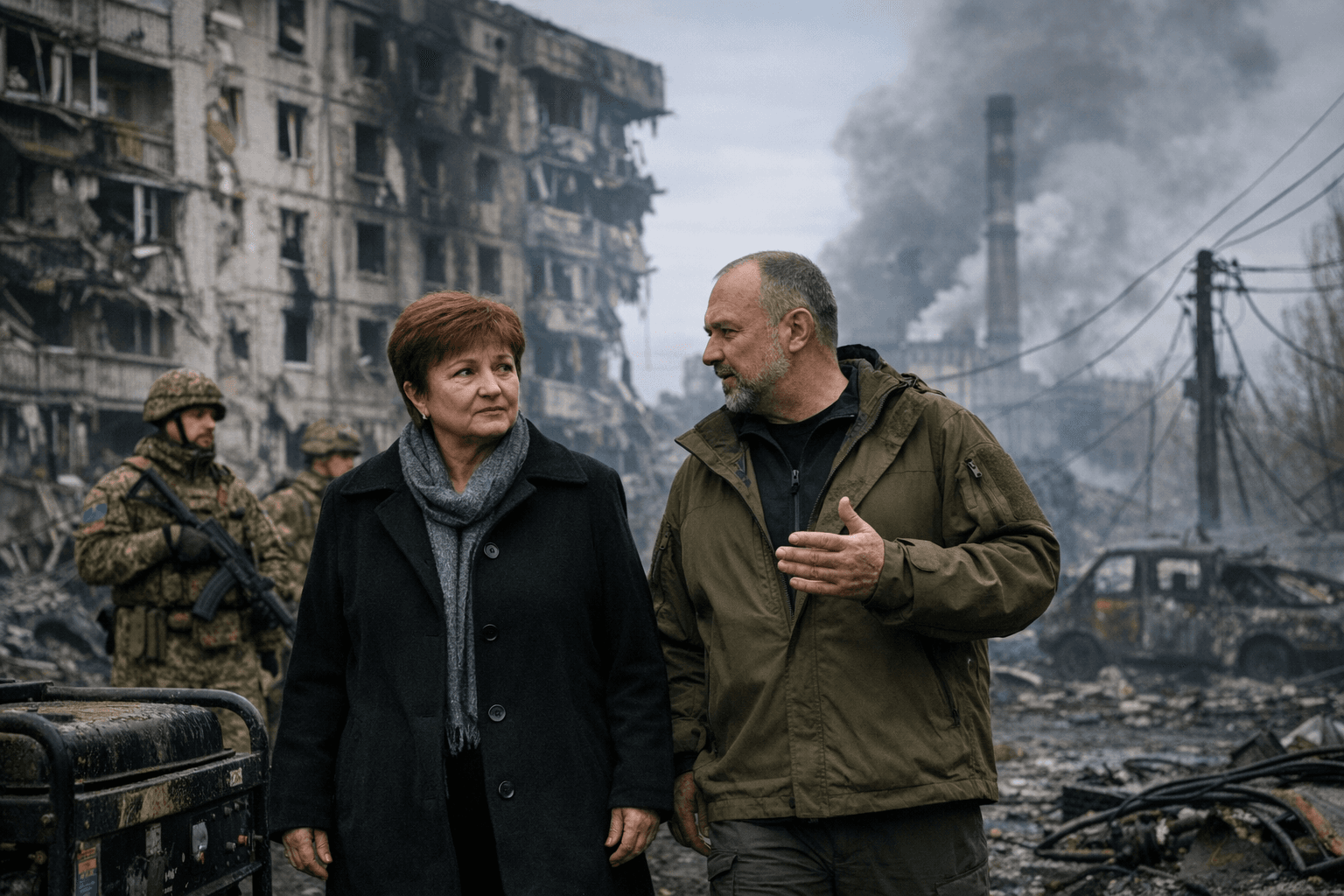 IMF chief's surprise Kyiv visit underscores urgent financing and energy crises