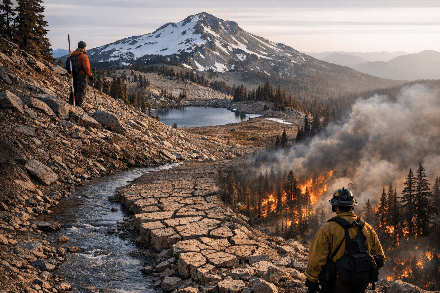 Low mountain snowpack raises summer water and wildfire concerns
