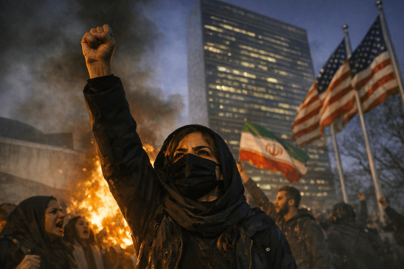 U.S. tells U.N. it stands by Iranian protesters and warns Tehran