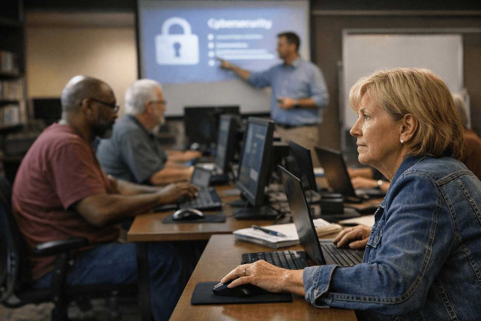 Forsyth Library launches eight-week computer literacy classes for adults