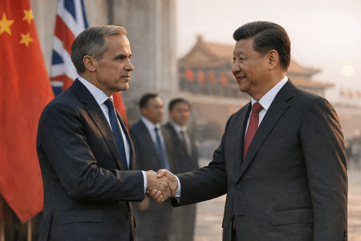 Carney hails new strategic partnership as Beijing talks with Xi begin