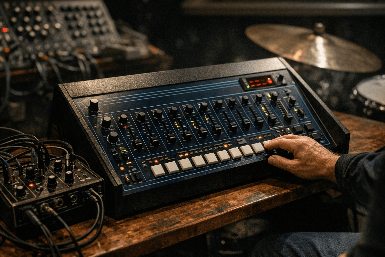 Serviced Oberheim DMX 8-Voice Drum Machine With Modern Upgrades