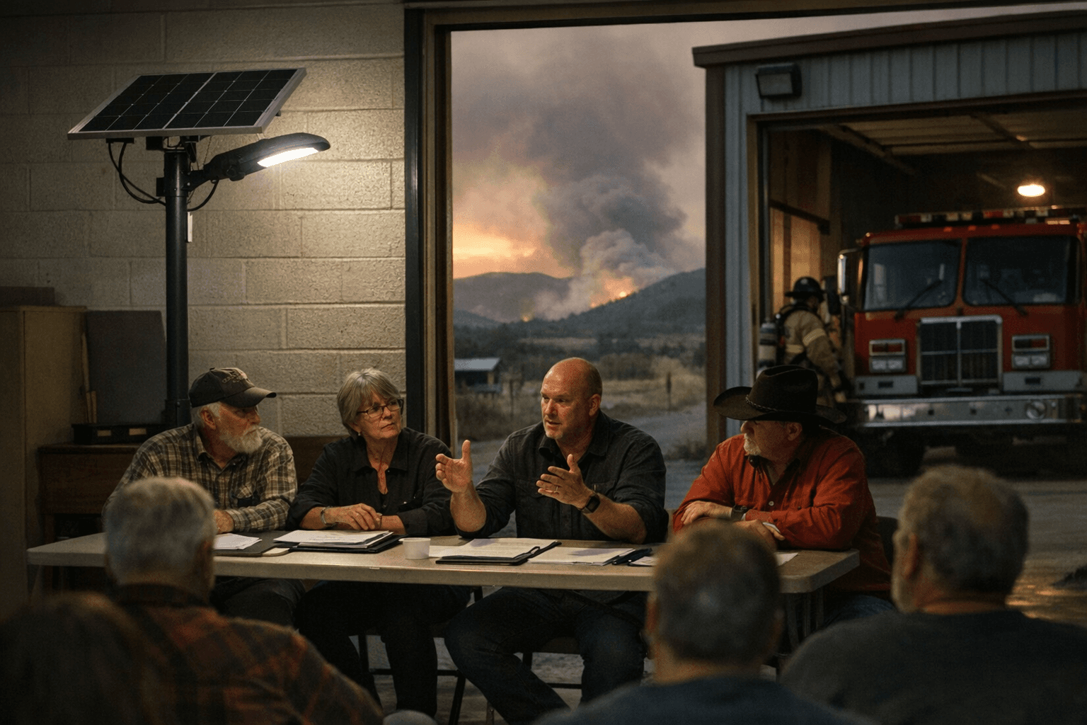 Round Mountain board holds officer elections, sets agenda on solar lights and fire update