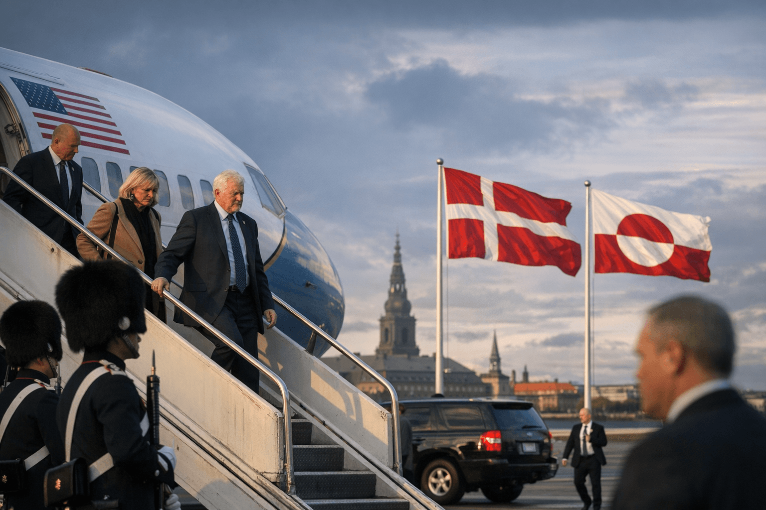Congressional delegation flies to Copenhagen to reassure Denmark and Greenland