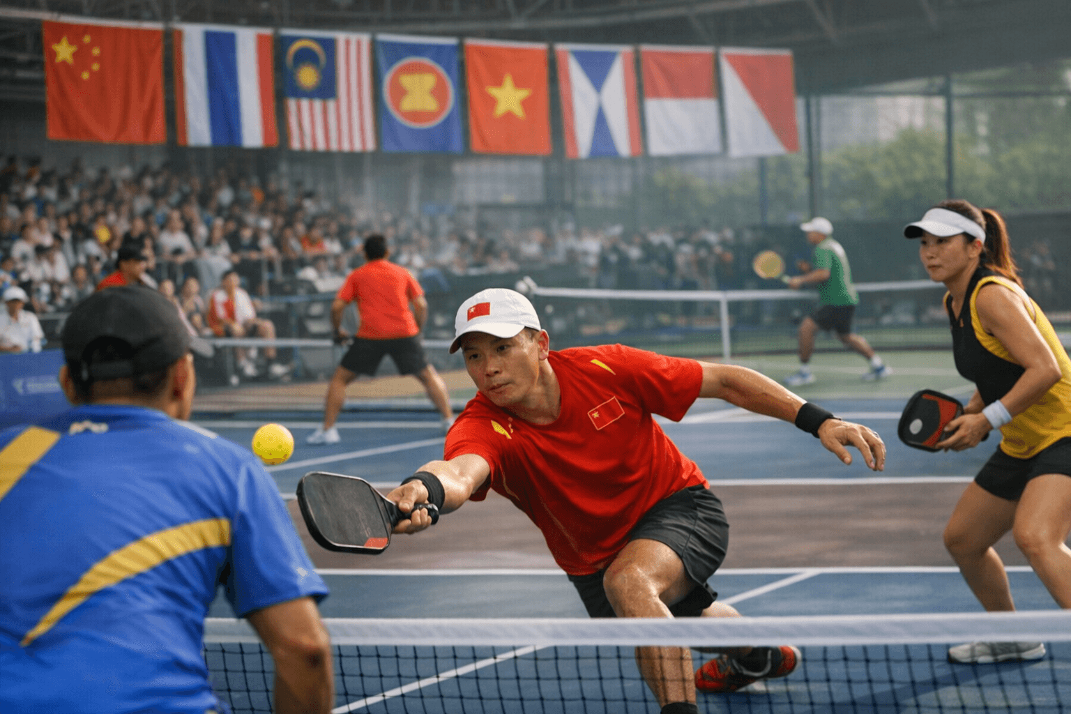 China-ASEAN Pickleball Open and Tennis Festival Draws 500 Competitors