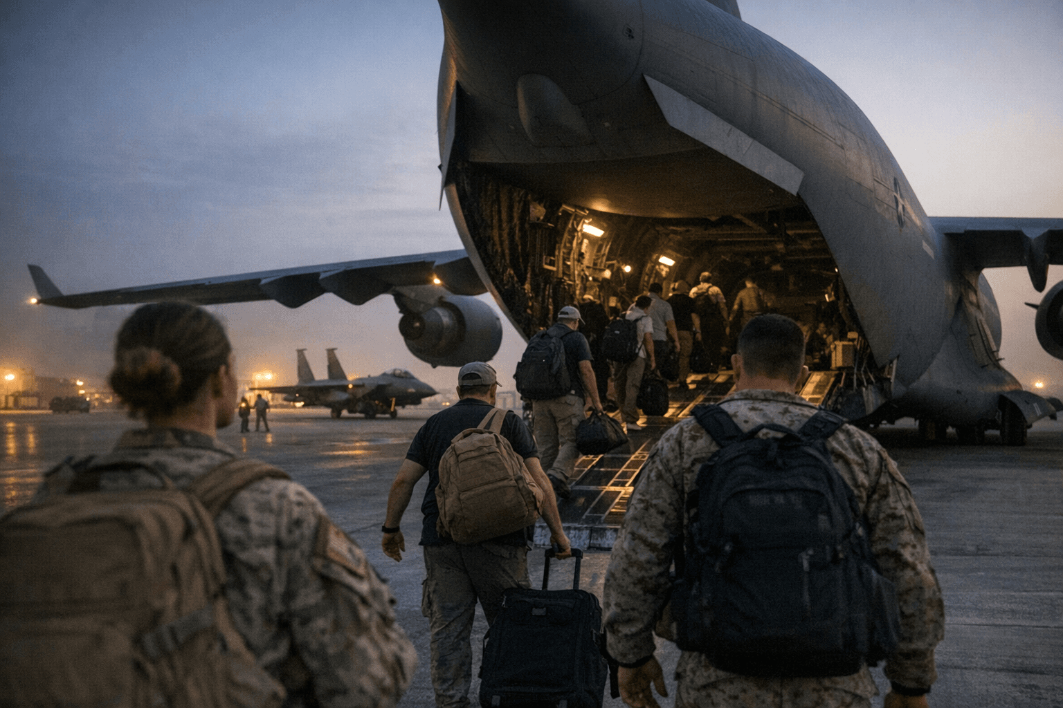 U.S. withdraws some non-essential personnel from Al Udeid base
