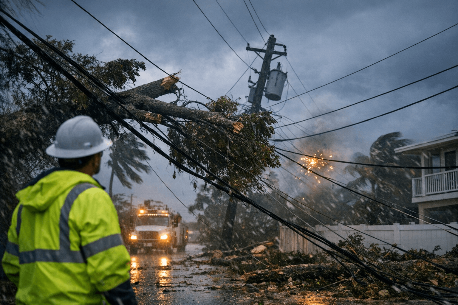 Strong winds and cold snap knocked local limbs, threatened power