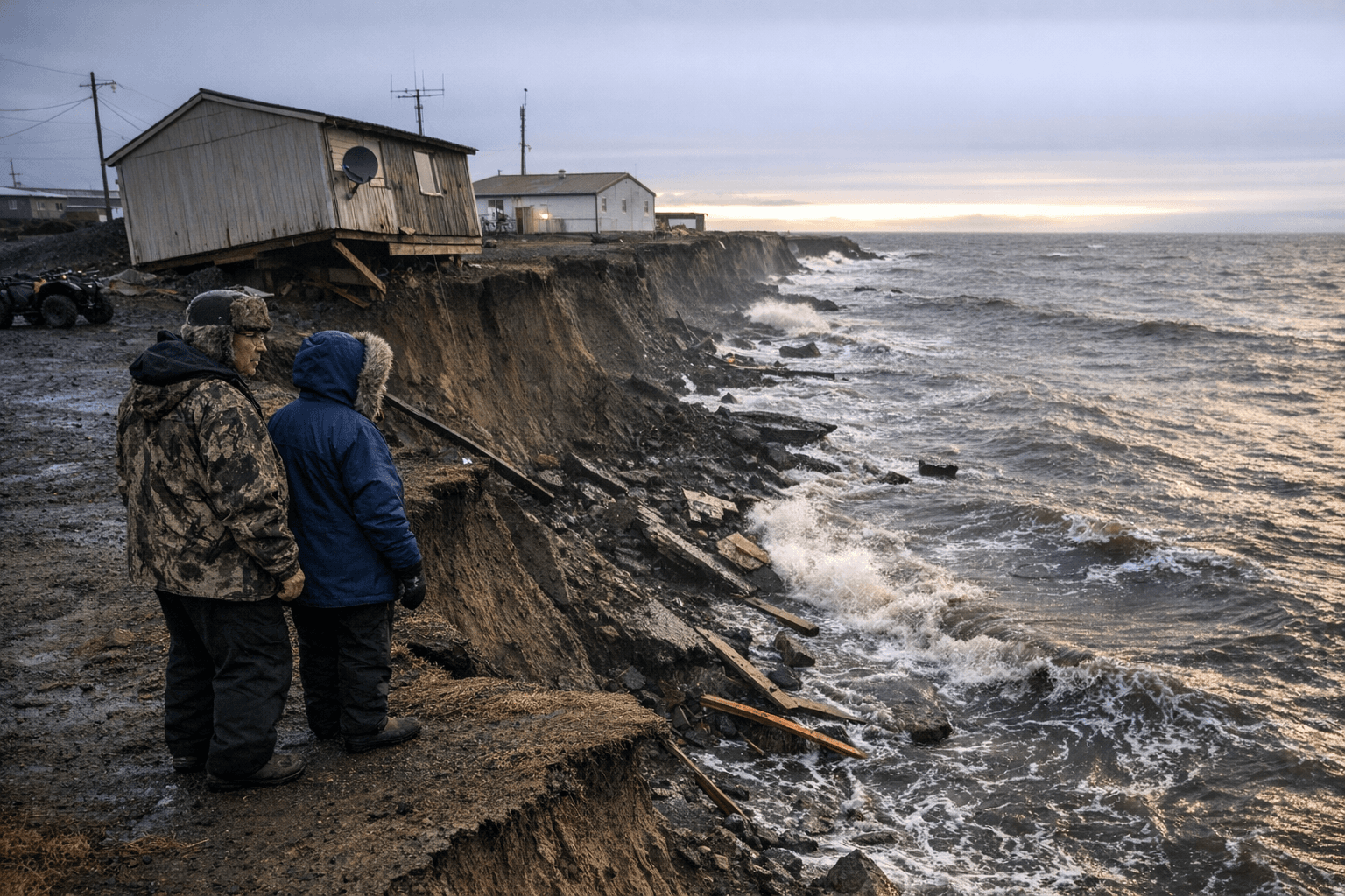 Wainwright's coastal erosion raises public health and infrastructure concerns