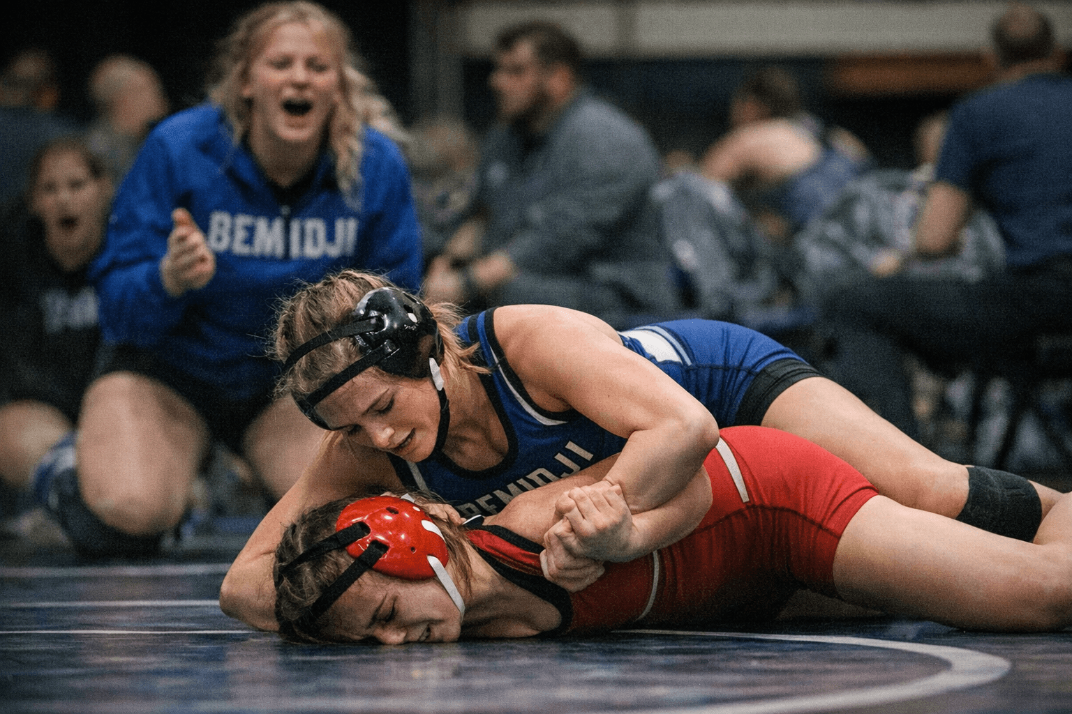 Bemidji girls wrestling bounces back with two dominant wins