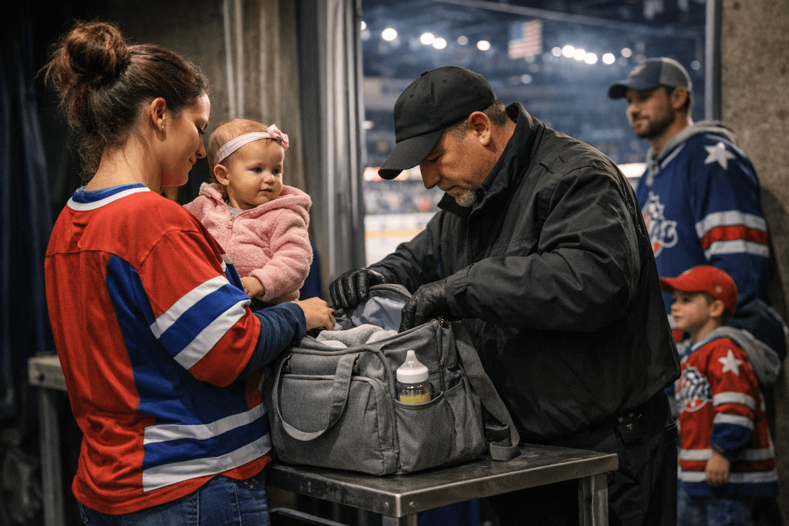 Amerks amend clear bag policy to allow diaper bags at games