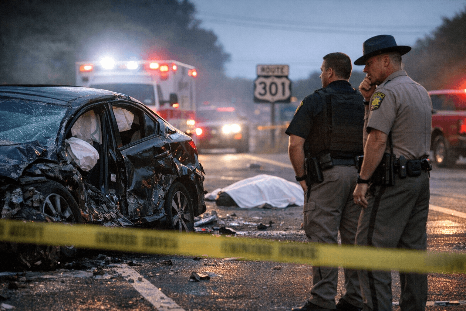 Officer indicted in Route 301 fatal crash that killed bailiff