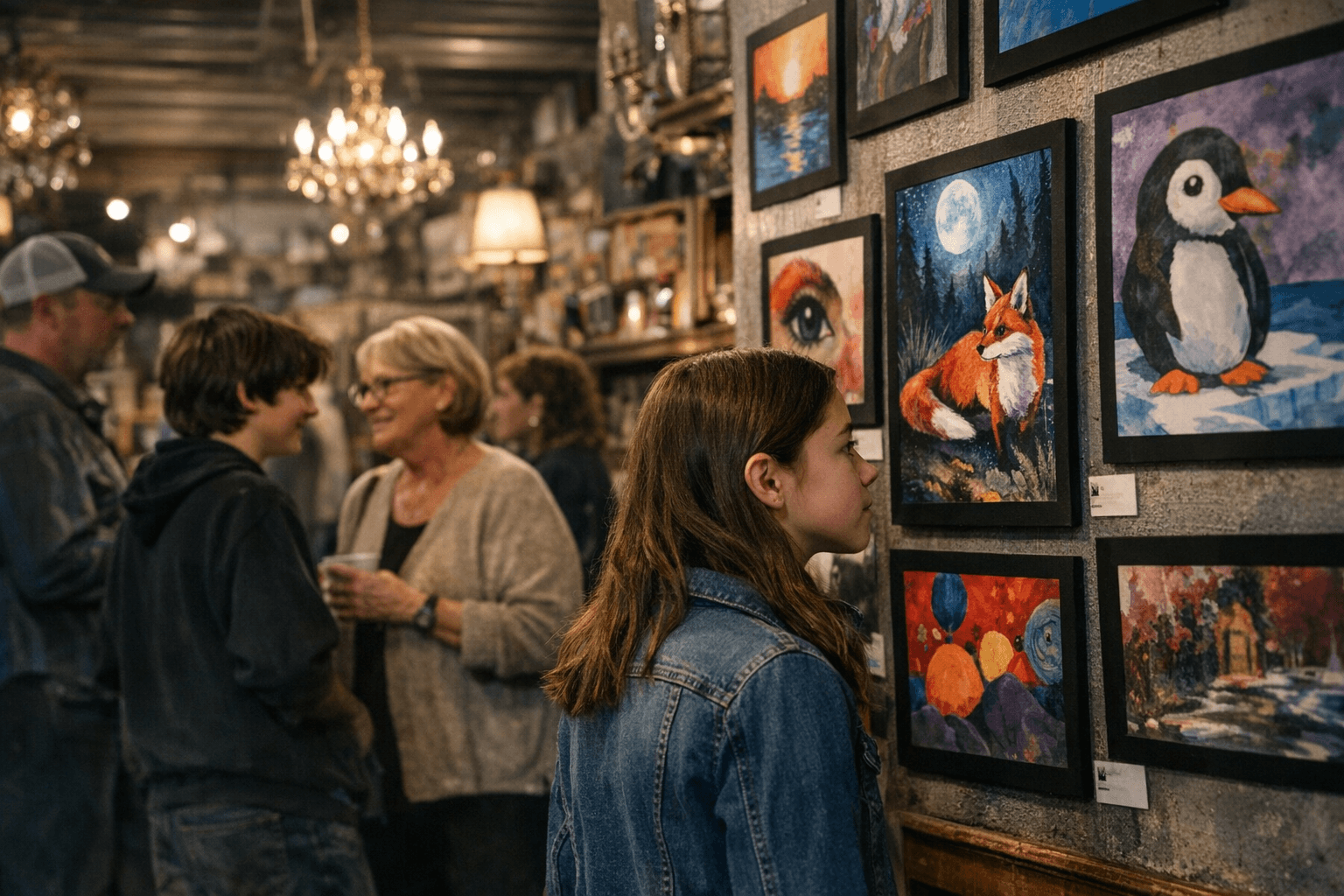 Royse City student art exhibition brings youth work to Main Street Emporium