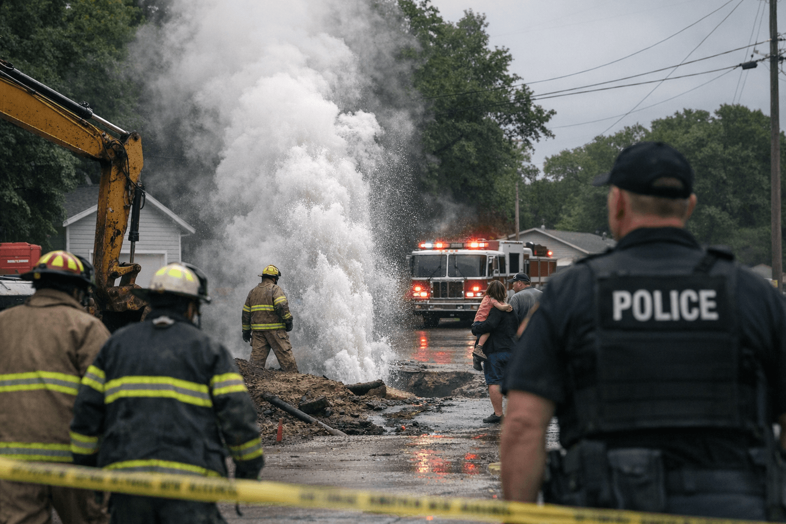 Contractor Strikes Gas Main Forcing Sioux Rapids Evacuations