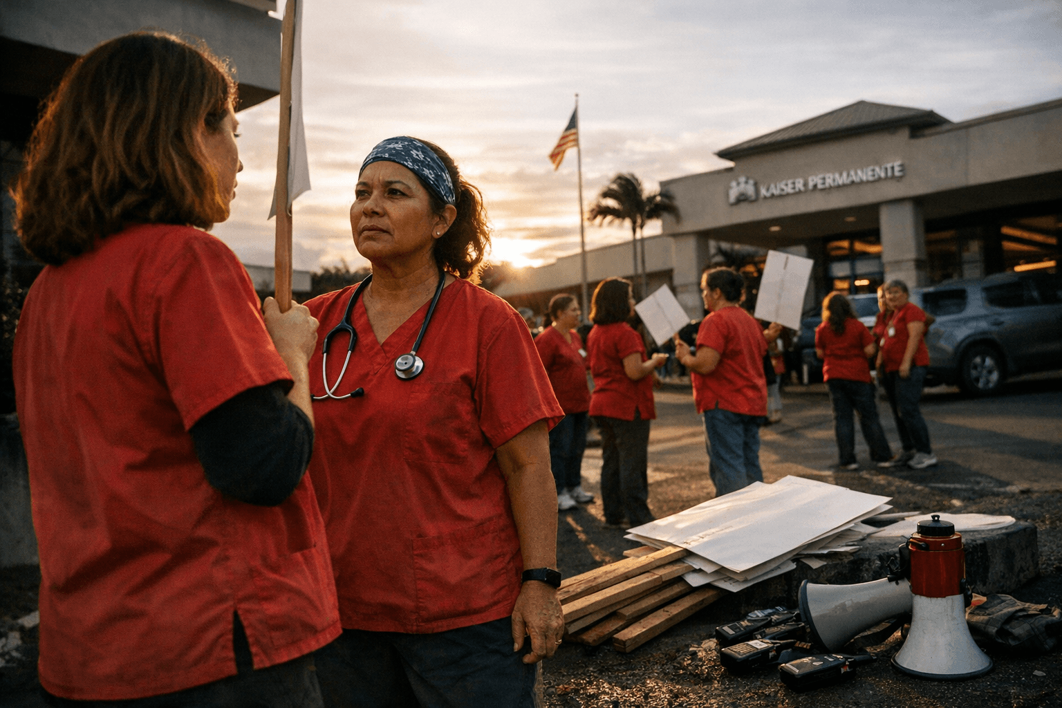 Kaiser nurses deliver 10-day strike notice, Jan. 26 deadline