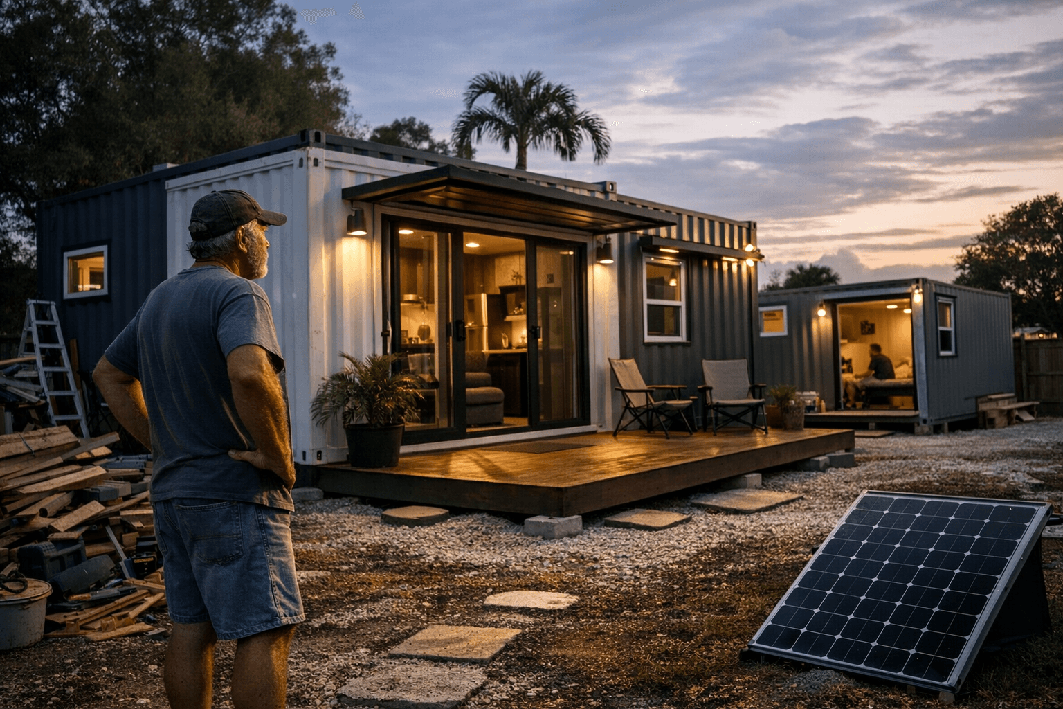 Shipping container conversion offers model for small ADUs and transitional housing