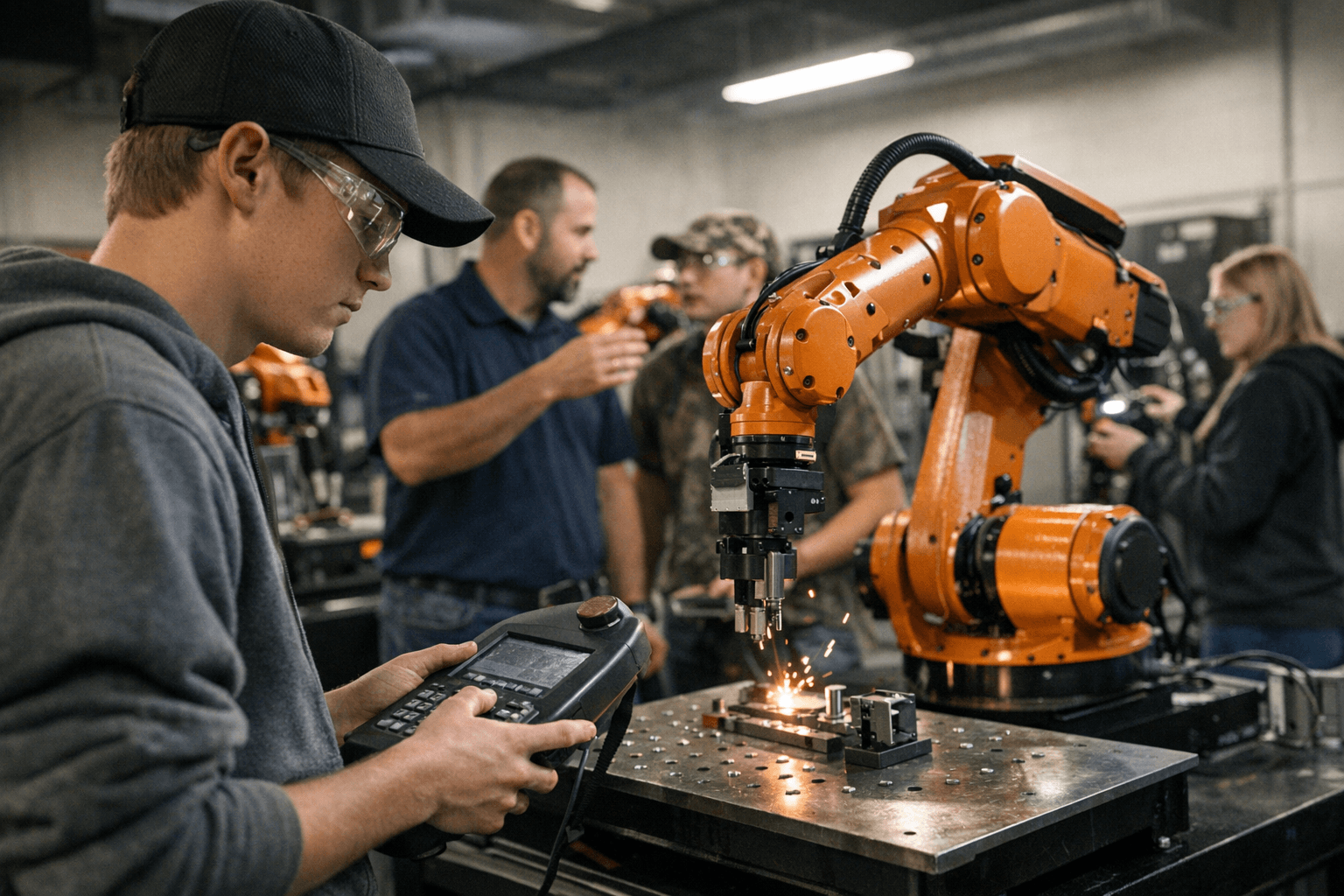 Perham-Dent adds hands-on robotics training to boost local workforce