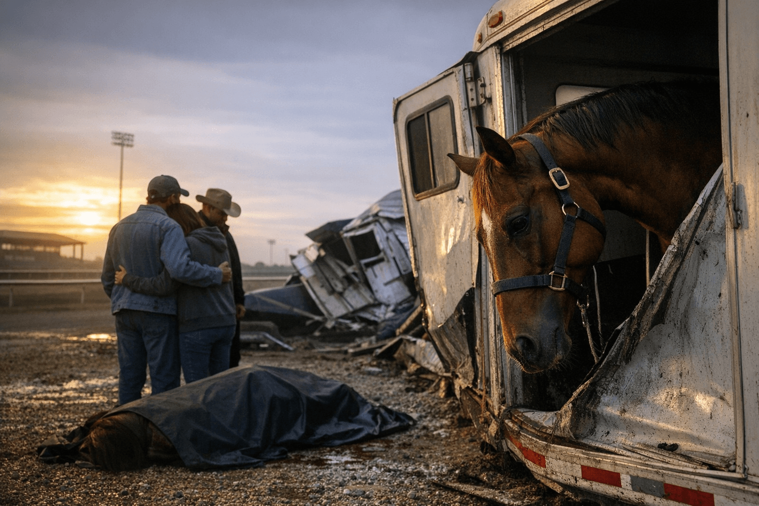 Free Like a Girl euthanized after trailer accident; Louisiana racing mourns