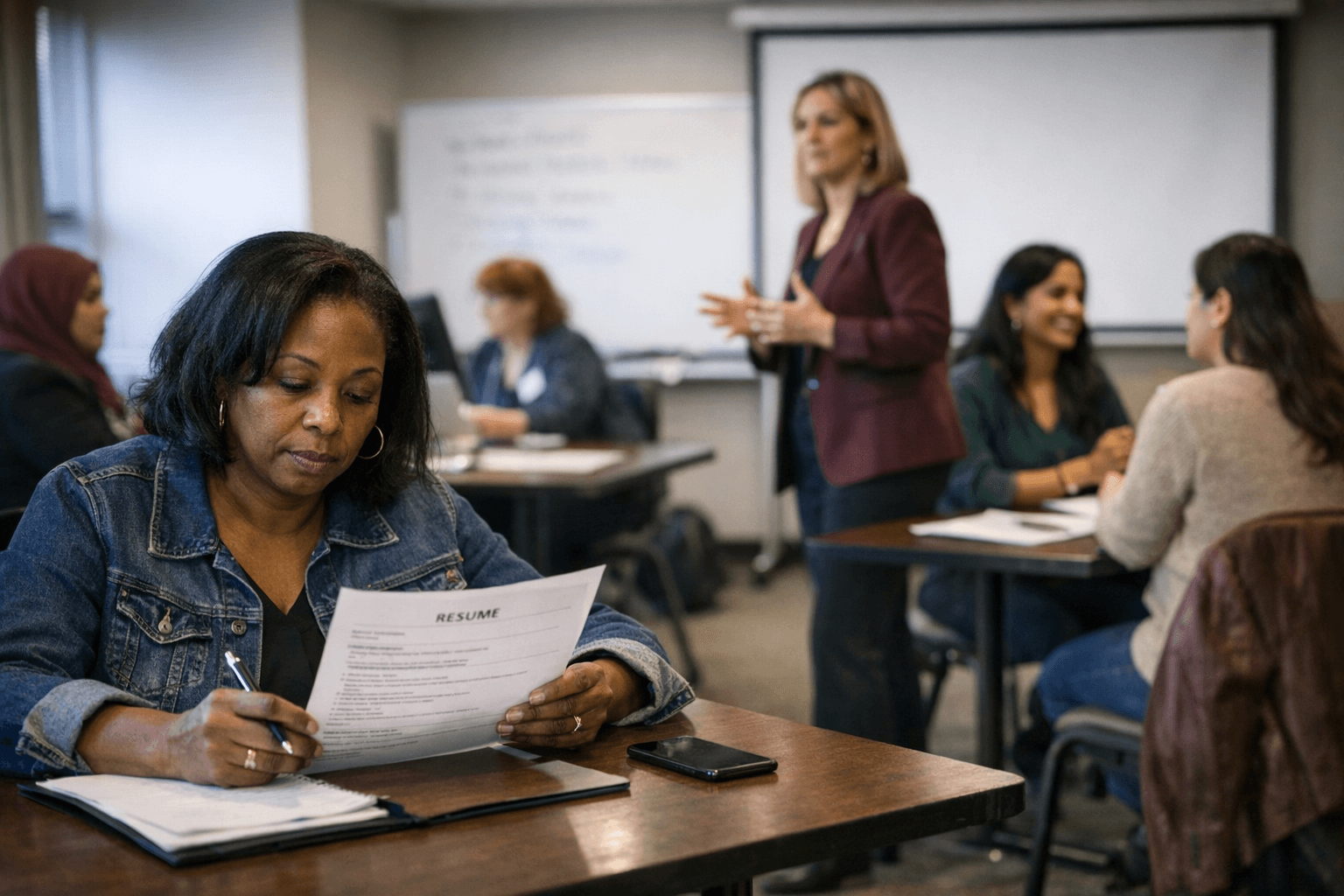 EmpowerHER workshop helps Burlington residents sharpen job search skills