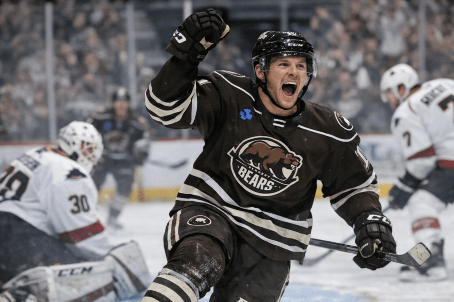 Cruikshank shorthanded goal lifts Bears to 3-2 home win