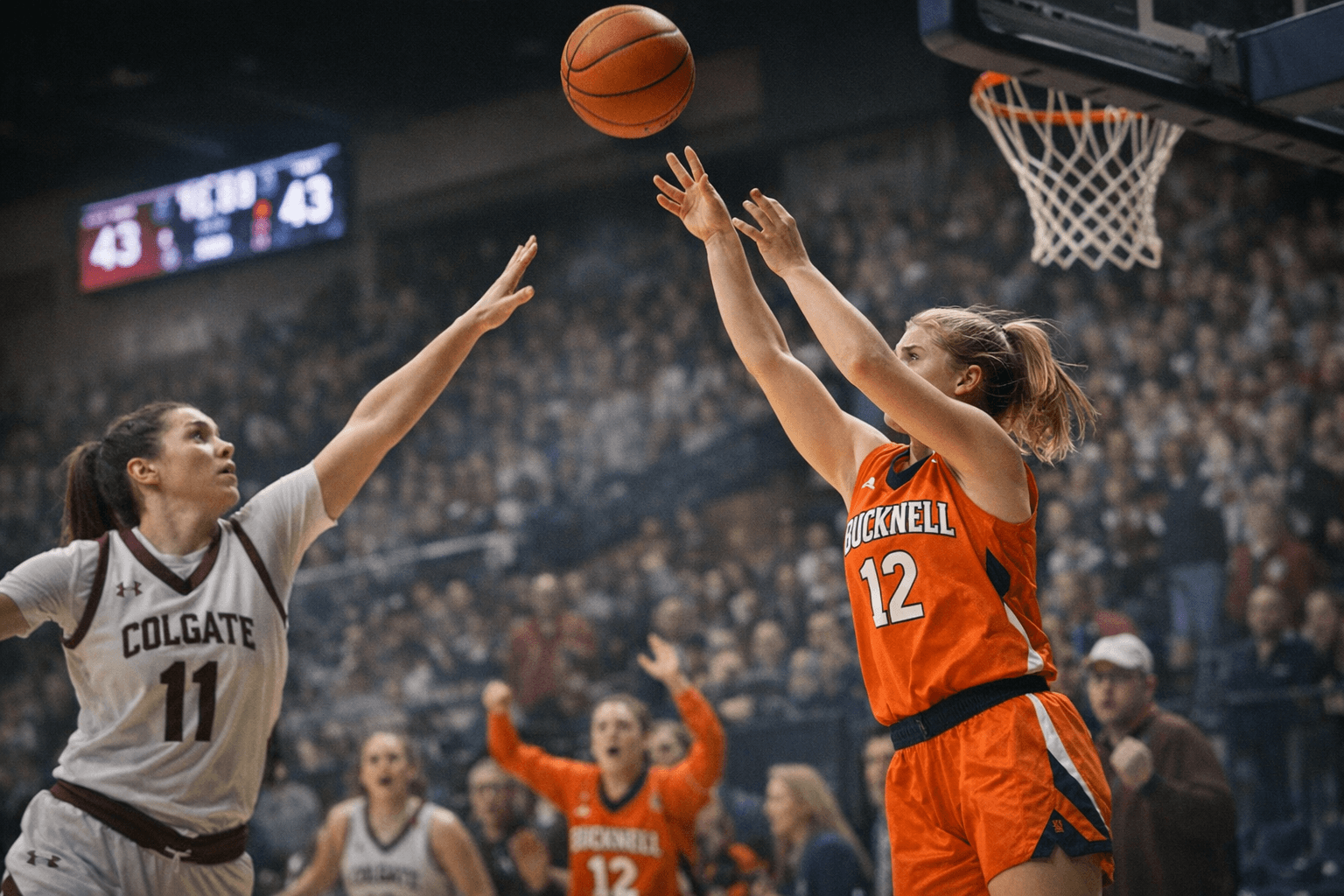 Casey’s corner three lifts Bucknell women over Colgate