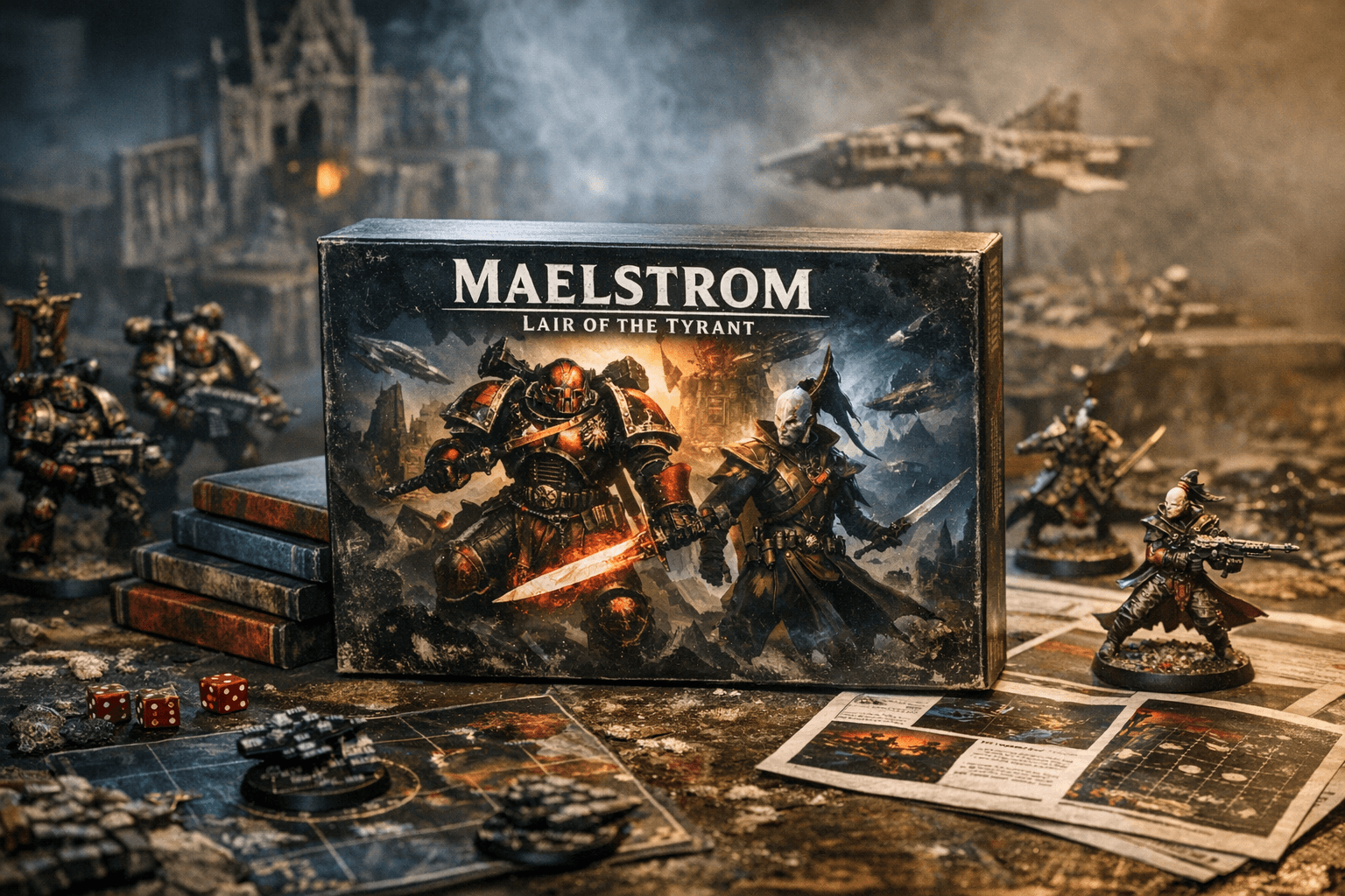 Maelstrom: Lair of the Tyrant boxed expansion supports corsair raids