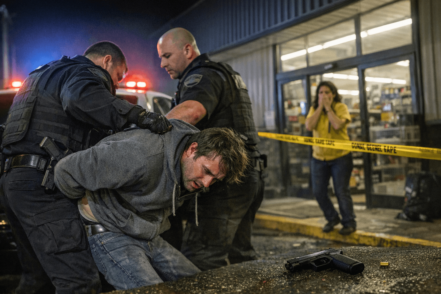 Man arrested after Dollar General robberies; clerks threatened, shot fired