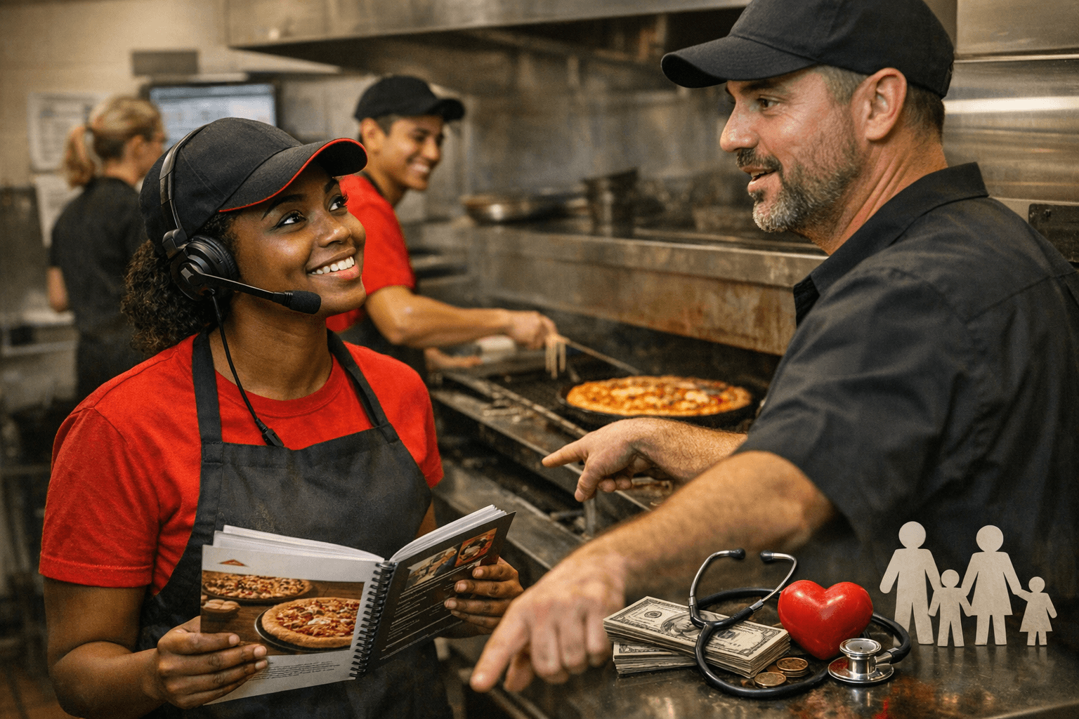Pizza Hut outlines pay, benefits and training programs for employees