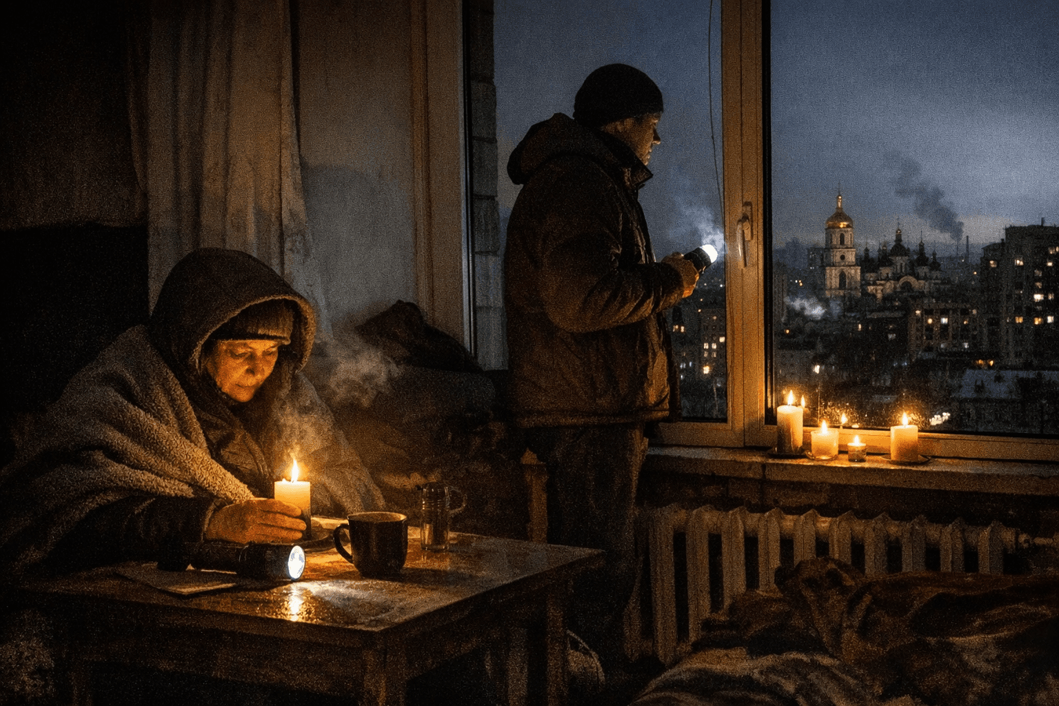 Kyiv crippled by severe power shortfall as supplies halve city needs