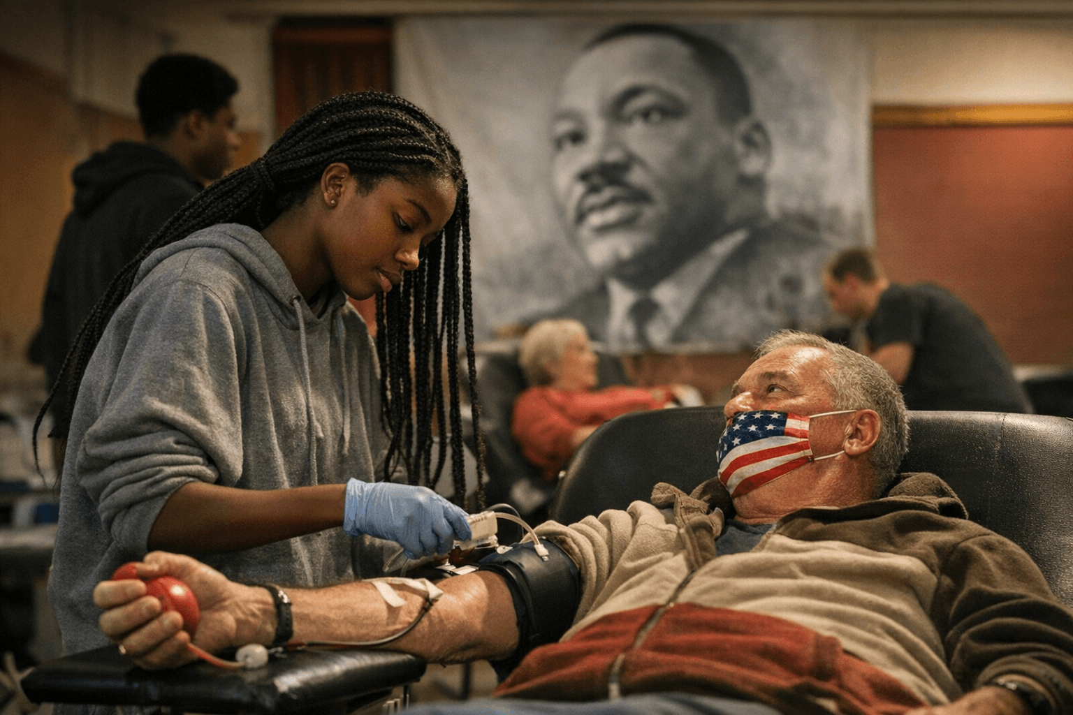 Southampton youth host MLK Day blood drive in Flanders
