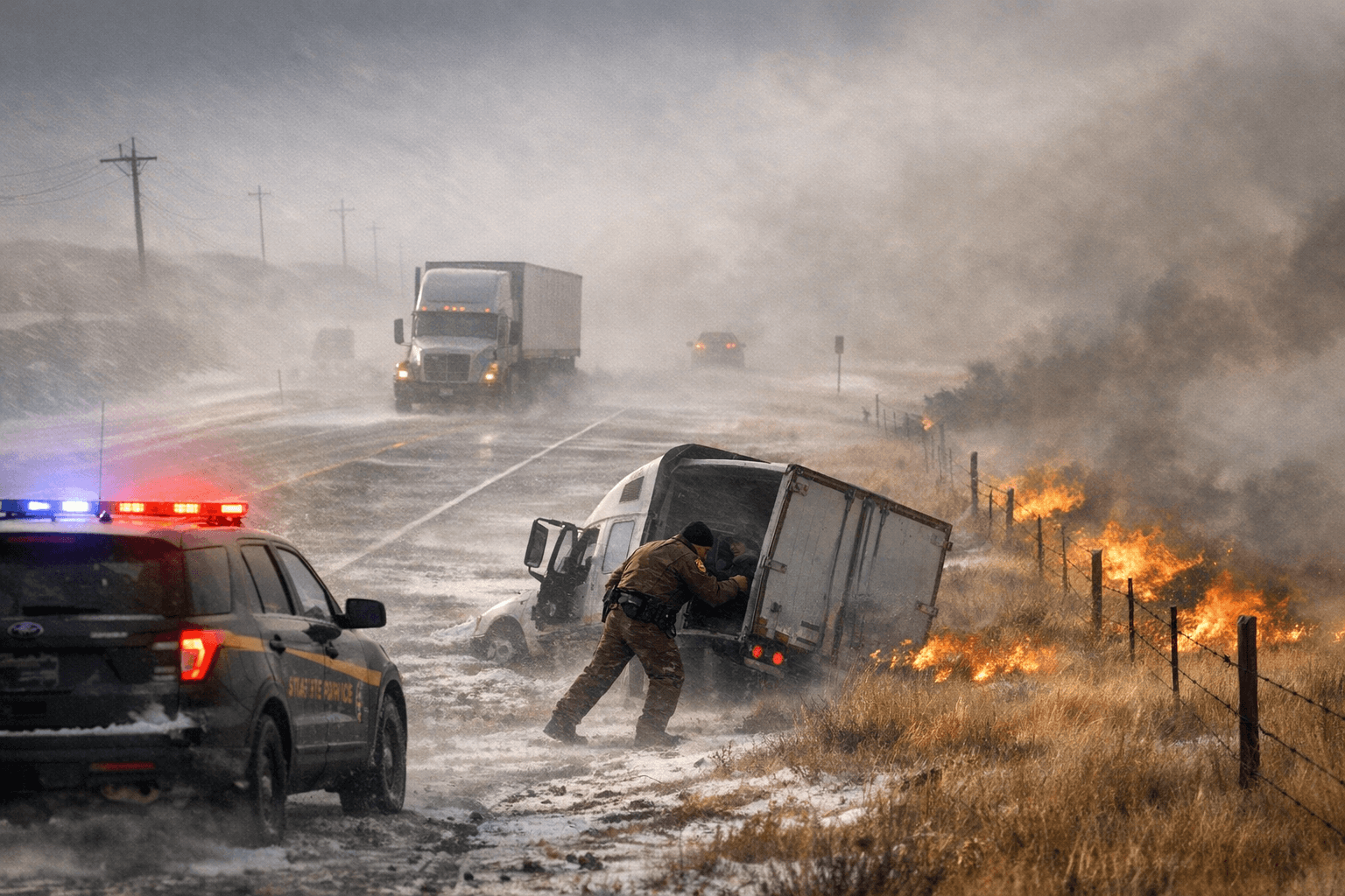 January wind event disrupted travel, raised wildfire risk in Albany County