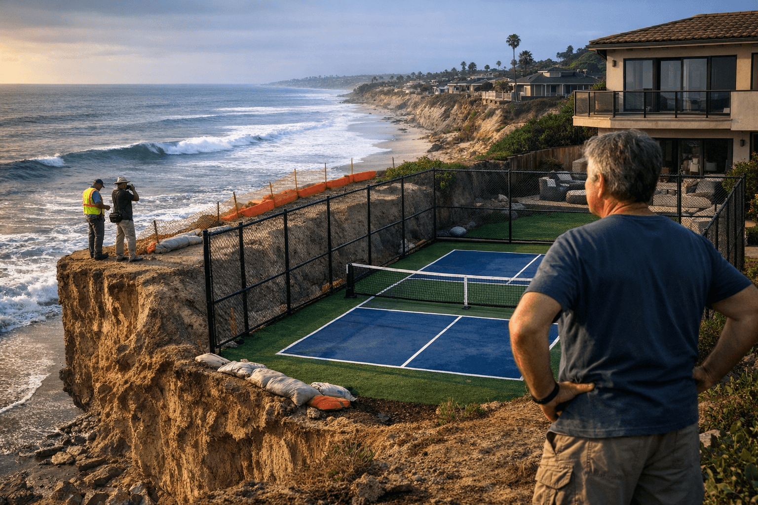 Coastal homeowner faces $2.4 million fine over unpermitted pickleball court