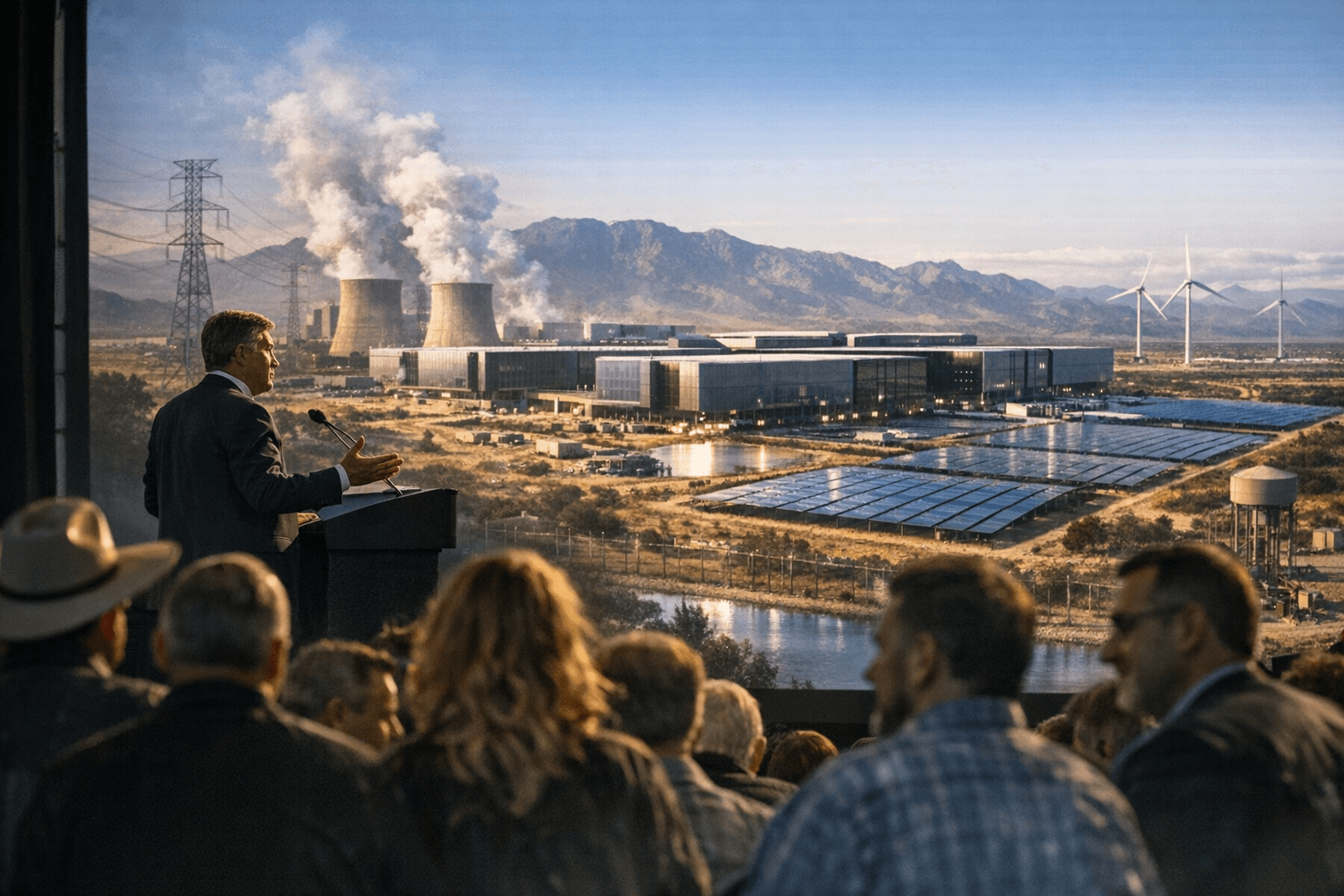 BorderPlex executive defends $165 billion AI campus amid local concerns