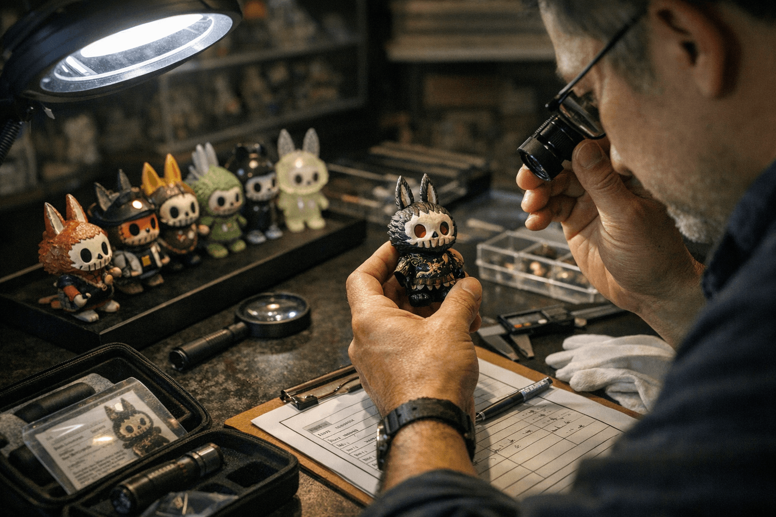 Practical system to grade and value rare Labubu figures