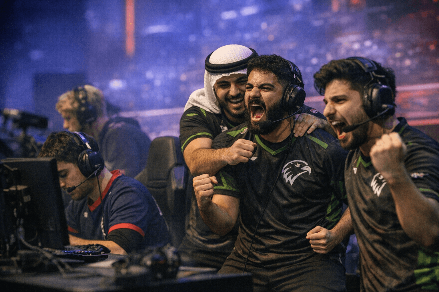 Riyadh Falcons tie for first after 3-1 win over Paris